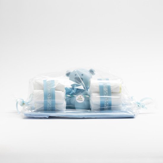 De Zoetebekjes® - Luiertaart - Pampertaart - Kraamcadeau - De Beresterke - Blauw - Jongens — afbeelding 2