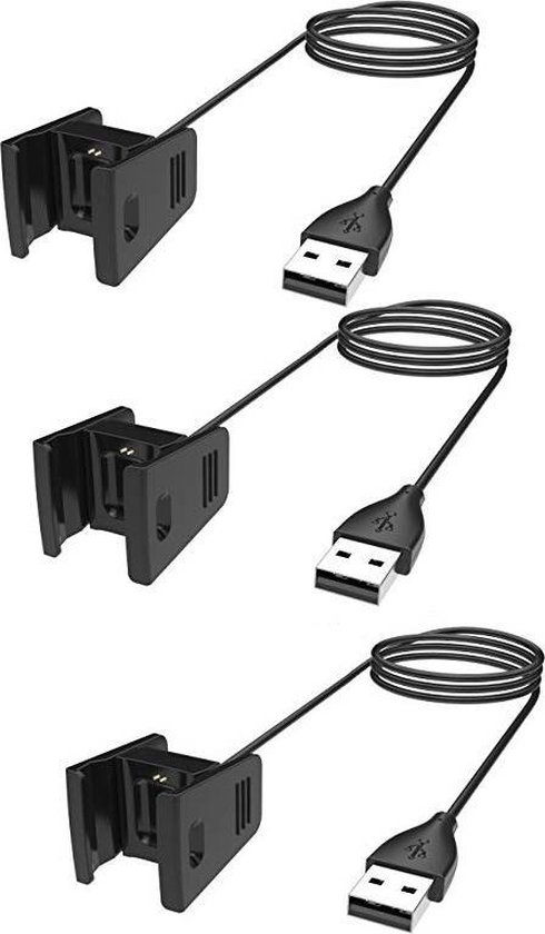 DrPhonme Multi Pack (3x) USB Oplaadkabel Adapter - Geschikt voor Fitbit  Charge 2 Lader... | bol.com