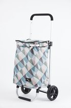 Rixx - Shopping Trolley - Geometric - Pastelkleuren - 25 L