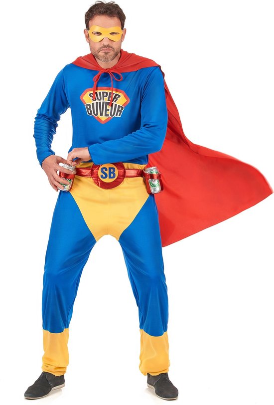 "Super Buveur kostuum voor mannen  - Verkleedkleding - Large"