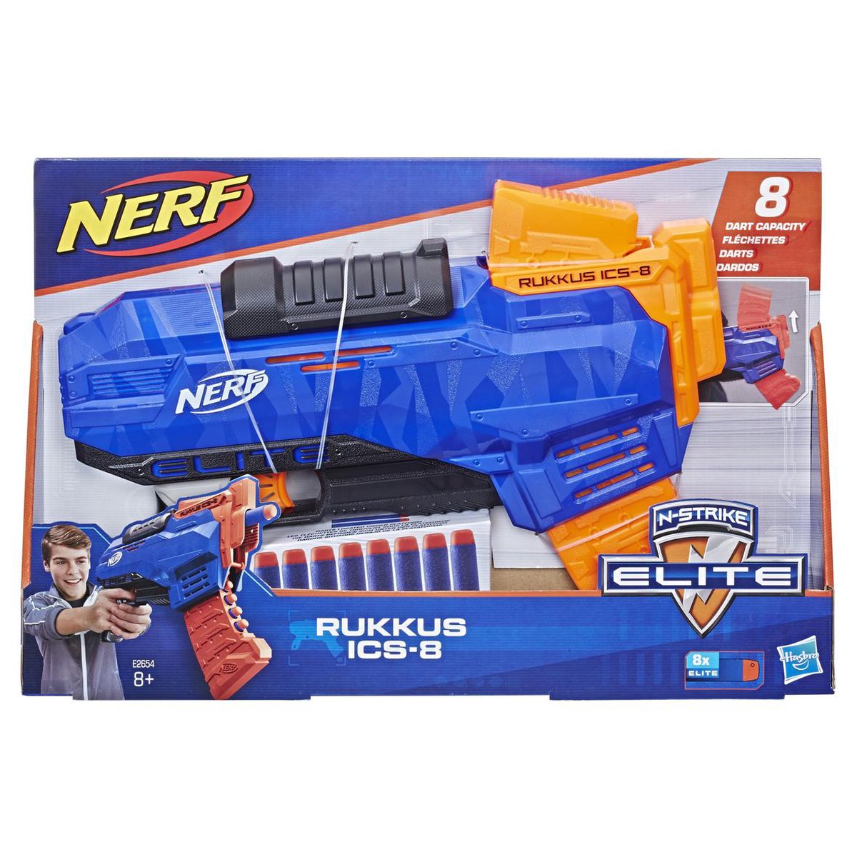 NERF N-Strike Elite Rukkus ICS 8 – Blaster — afbeelding 4
