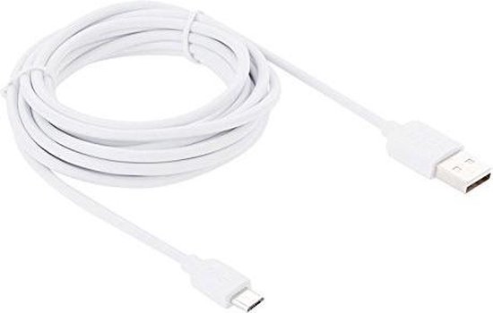 bol.com | Haweel Gecertificeerde kabel 3 Meter Micro USB High Speed  Laadsnoer Oplaadkabel voor...