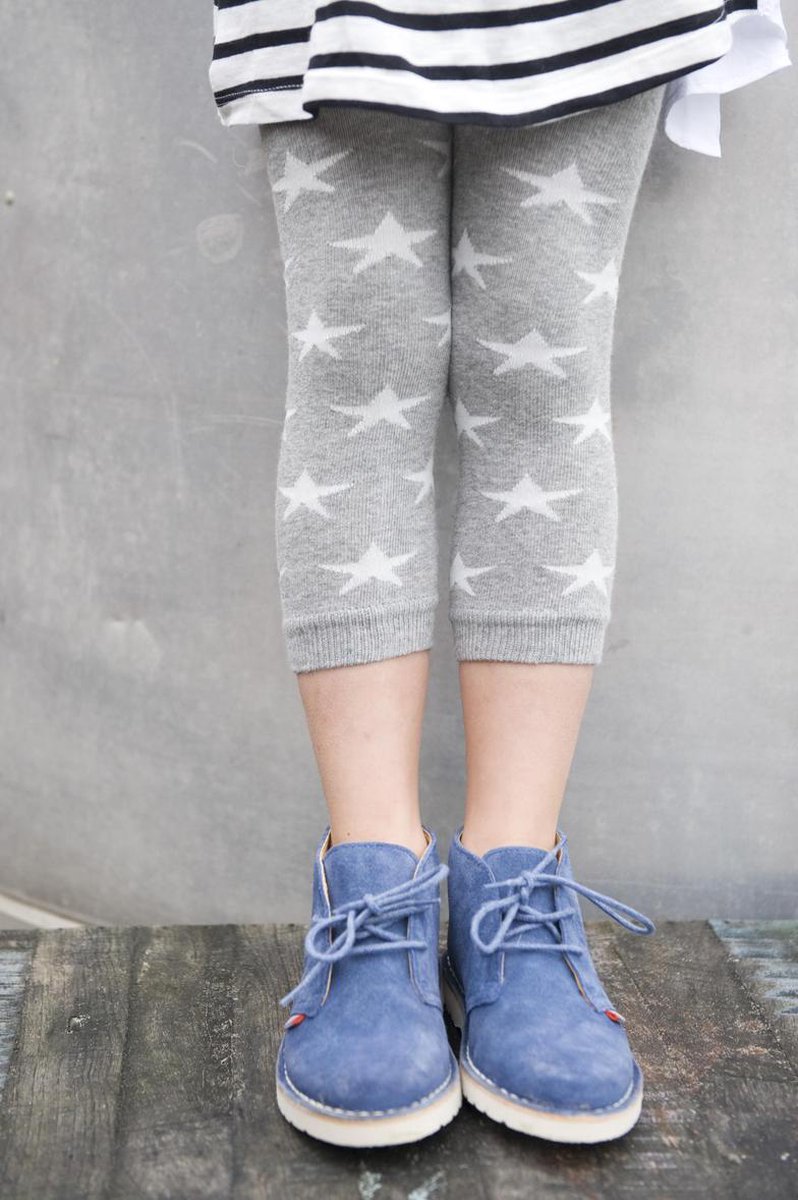 Bonnie Doon  - Kinderen - A Star Is Born Legging  - Voetloze Maillots  - Light Grey Heath. - Maat 128-134