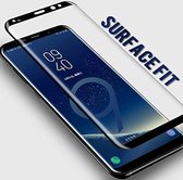 DrPhone Samsung A6 2018 Glas 4D Volledige Glazen Dekking Full coverage Curved Edge Frame Tempered glass Transparant -