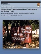 Management of Habituation and Food Conditioning in the National Parks