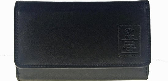 GAZ Leren Dames Portemonnee - RFID - Zwart