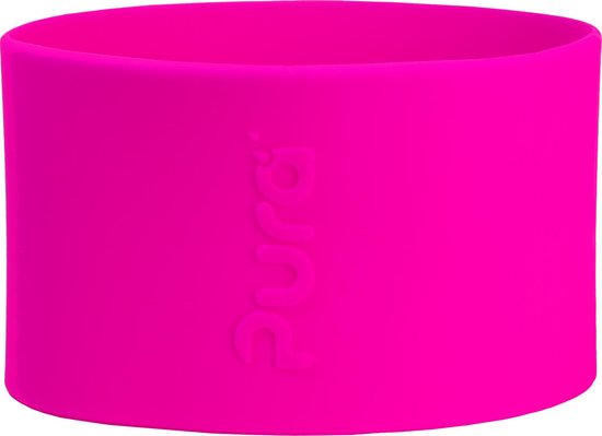 Babyflesje - Pura silicone sleeve kort roze