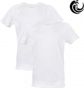 Vinnie-G Heren T-shirt Ronde hals Wit 2-pack-L