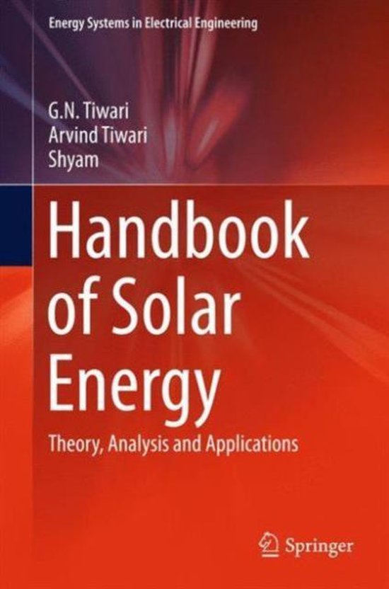 Handbook of Solar Energy - cover