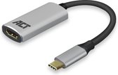 ACT AC7010 cable gender changer USB-C HDMI Gris