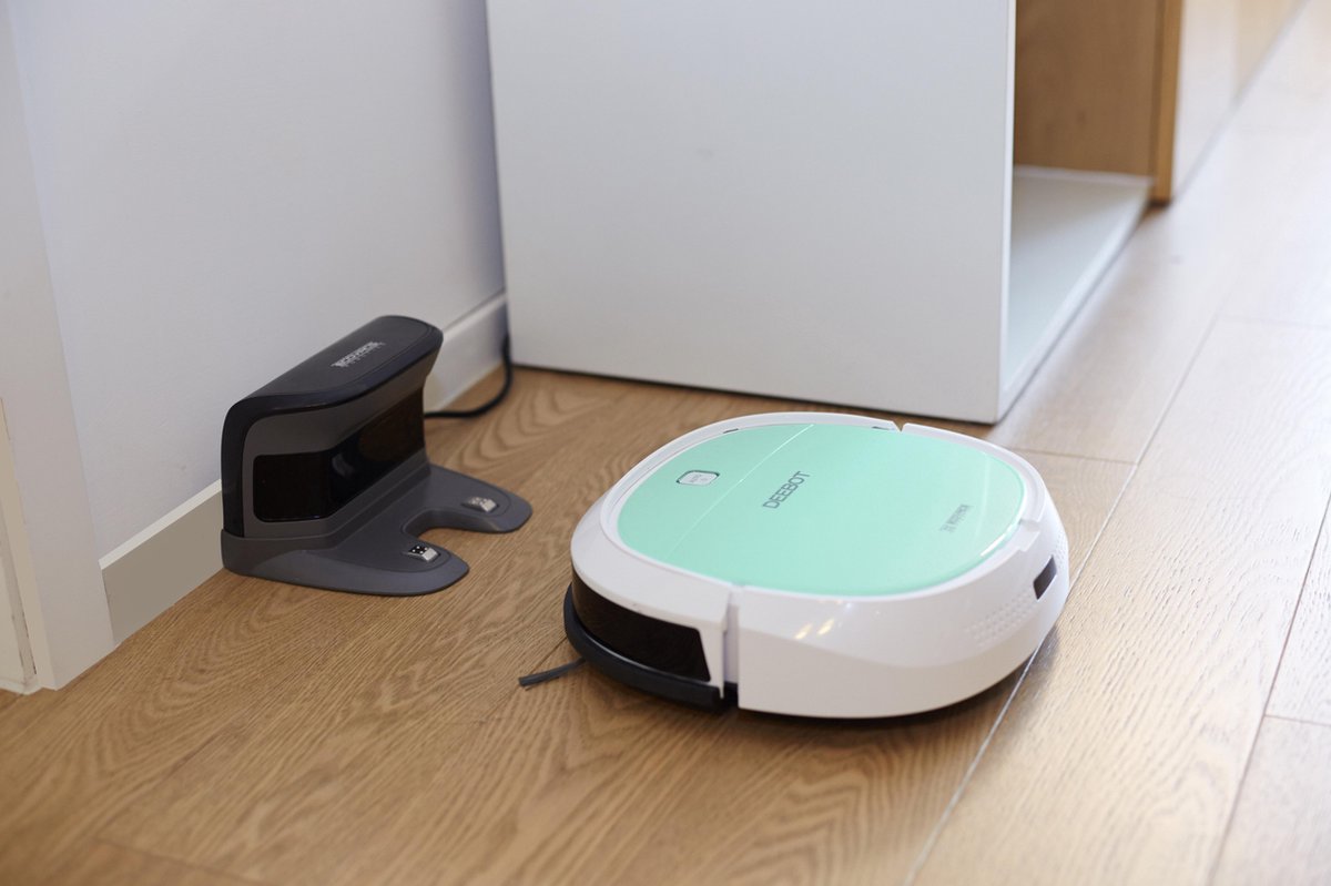 Ecovacs DEEBOT Mini robotstofzuiger Stofzak Muntkleur, Wit 0,3 l | bol.com