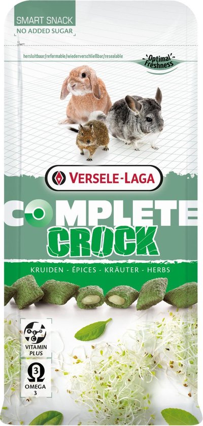 Versele Laga Crock Complete Herbs Snacks 1 x 50g rabbit Chinchilla