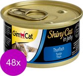 Gimcat Shinycat Adult 70 g - Kattenvoer - 48 x Tonijn