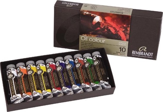 Rembrandt olieverf 10 tubes 15ml
