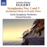 Gävle Symphony Orchestra, Gérard Korsten - Eggert: Symphonies Nos.1 And 3 (CD)