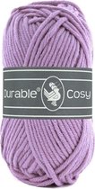 Durable Cosy - dik acryl en katoen garen - Lavender 396 - naald 5 a 7 - 5 bollen