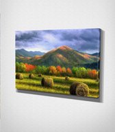 Landscape - 120 x 80 cm - Landschap - Schilderij - Canvas - Slaapkamer - Wanddecoratie  - Slaapkamer - Foto op canvas