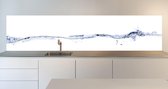Keuken behang: "Waterline" 305x70 cm
