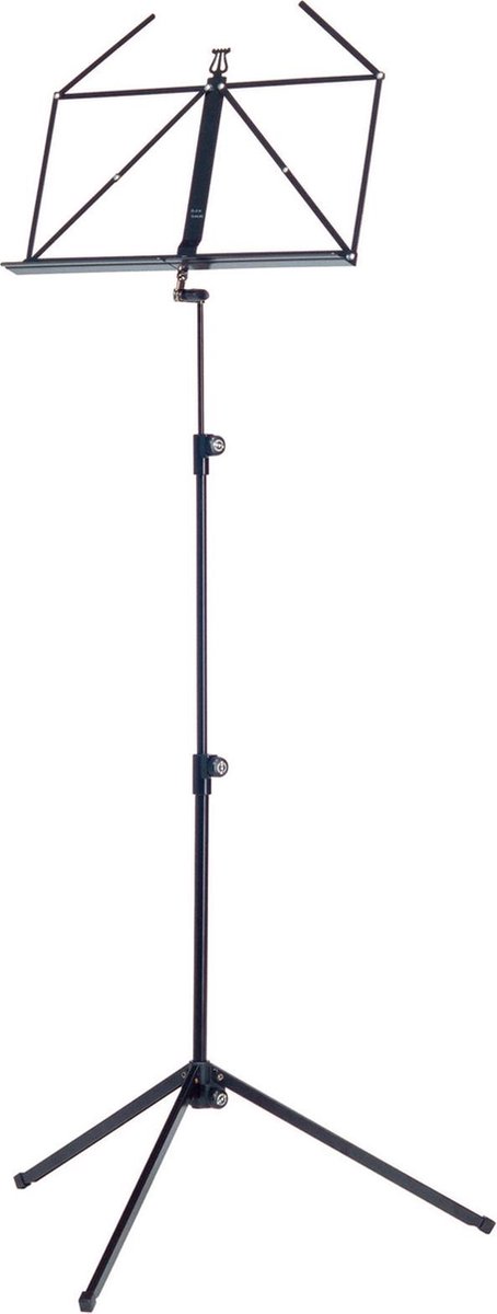 K&M 10010-000-55 - Muziekstandaard, opvouwbaar, zwart