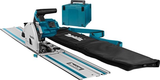 Cirkelzaag - Makita DSP601ZJU2 Accu Invalcirkelzaag 165mm AWS + Geleiderail en Tas 2x18V Basic Body in Mbox