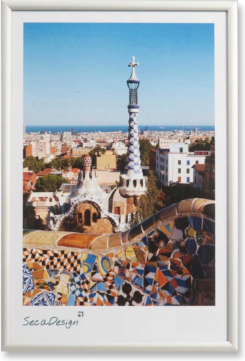 SecaDesign Lumi Fotolijst A4 (21x29,7 cm) Fotomaat - Zilver - Aluminium