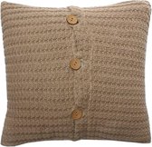 KidsDepot Manta-Cable sierkussen Taupe 2 stuks