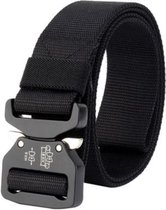 Tactical Belt - Militaire Combat Riem - Heupriem - Outdoor Sport - Verstelbare Riem - 125 CM  - Zwart