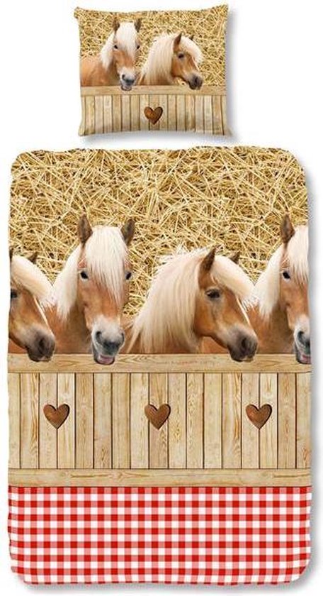 Horses dekbedovertrek Zand Junior (120x150 cm + 1 sloop)