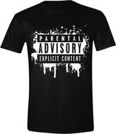 Parental Guidance - PG Splash Logo Mannen T-Shirt - Zwart - S