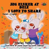 Danish English Bilingual Book for Children - Jeg elsker at dele I Love to Share