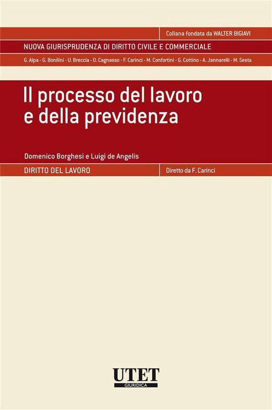 Il processo del lavoro e della previdenza - cover