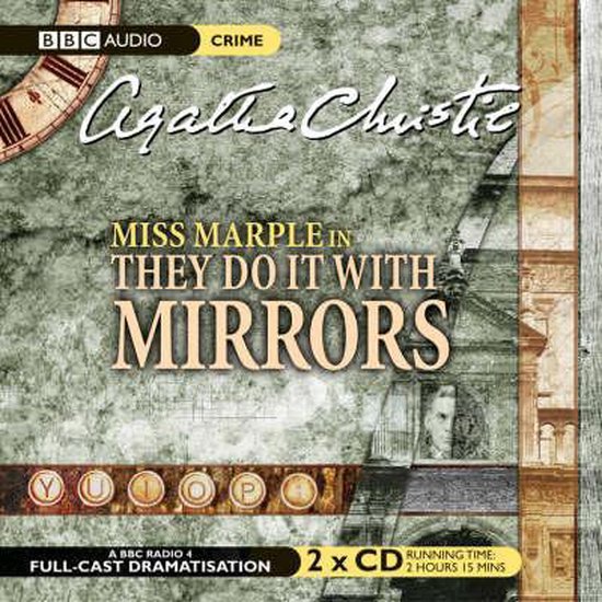 Agatha Christie: Miss Marple in Ze doen het met spiegels, 2 cd's, BBC Audio Crime.