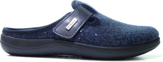 Rohde 6556, pantoffels dames, grootte:42, kleur:Grijs