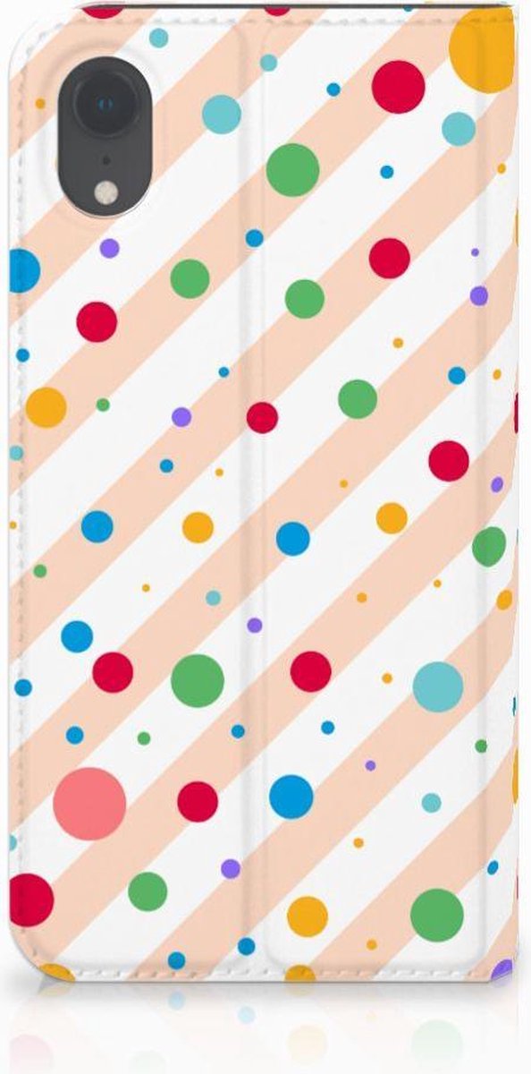 Apple iPhone Xr Hoesje met Magneet Dots