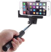 Selfie stick wireless bluetooth INGEBOUWD - zwart