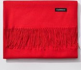 Cashmere - sjaal - rood - helder - Winter - lente - zomer - Shawl - omslagdoek - dames - moederdag - kado