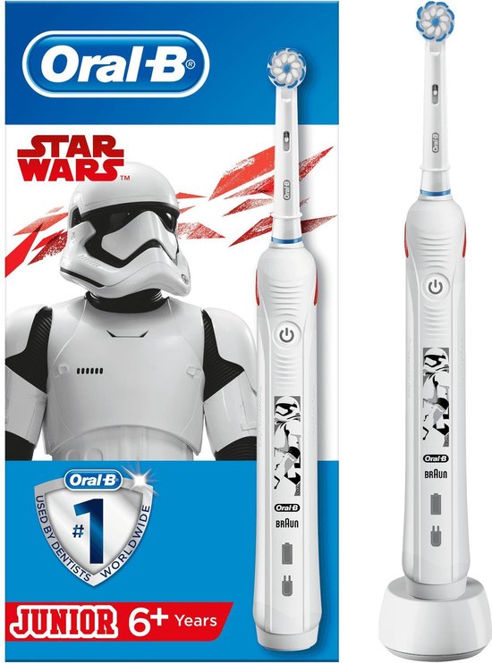 Uitroepteken Alsjeblieft kijk Vertellen Oral-B Junior Star Wars - Elektrische Tandenborstel - Powered By Braun - 1  Handvat en... | bol.com
