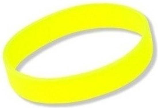 Bracelet silicone jaune fluo | bol.com