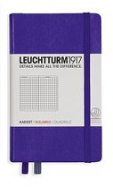 Leuchtturm1917 Notitieboek - Pocket - Geruit - Paars