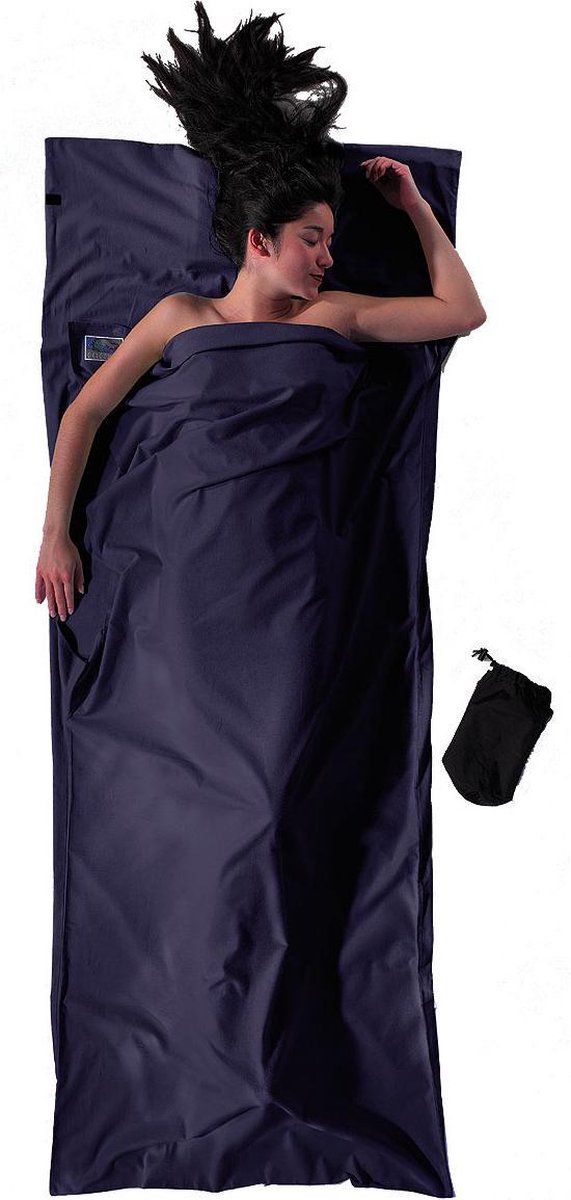 Cocoon Flanel Lakenzak Blauw