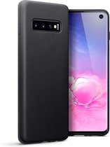 Samsung Galaxy S10 Hoesje - Siliconen Back Cover - Zwart