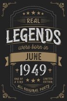 Real Legends were born in June 1949