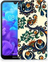 Huawei Y5 (2019) Siliconen Hoesje Barok Flower