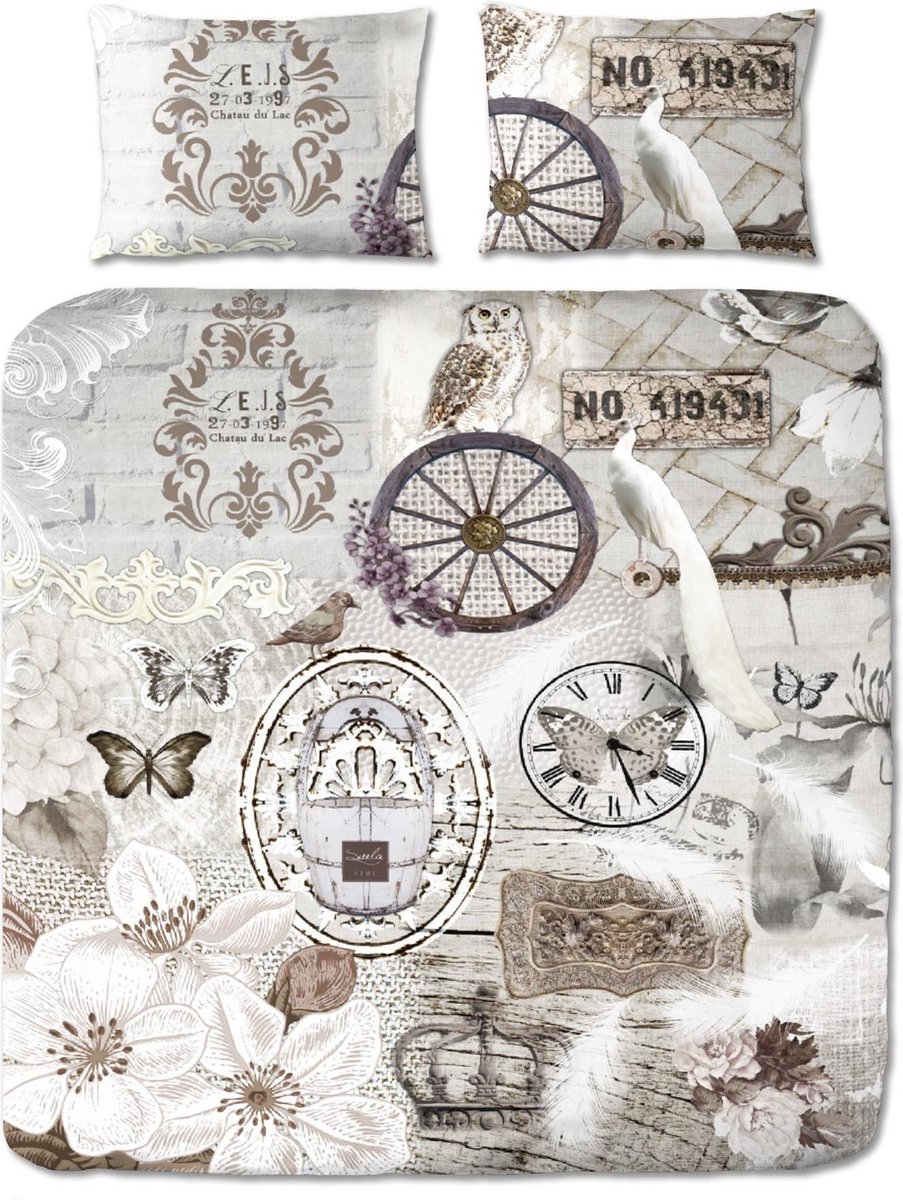 Suela Home Liselot - Dekbedovertrek - tweepersoons - 200 x 200/220 cm - Multi