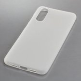 TPU case voor Huawei P20 - Transparant wit