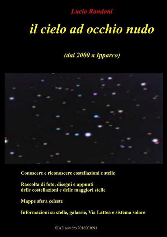 Il cielo ad occhio nudo (dal 2000 a Ipparco) - cover