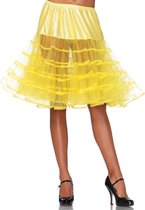 Lange gele petticoat voor dames