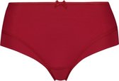 RJ Pure Color Dames Midi Brief Donkerrood S