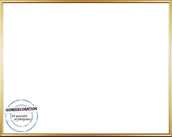Homedecoration Easy - Fotolijst - Fotomaat 22x54 cm - Kunststof - Goud