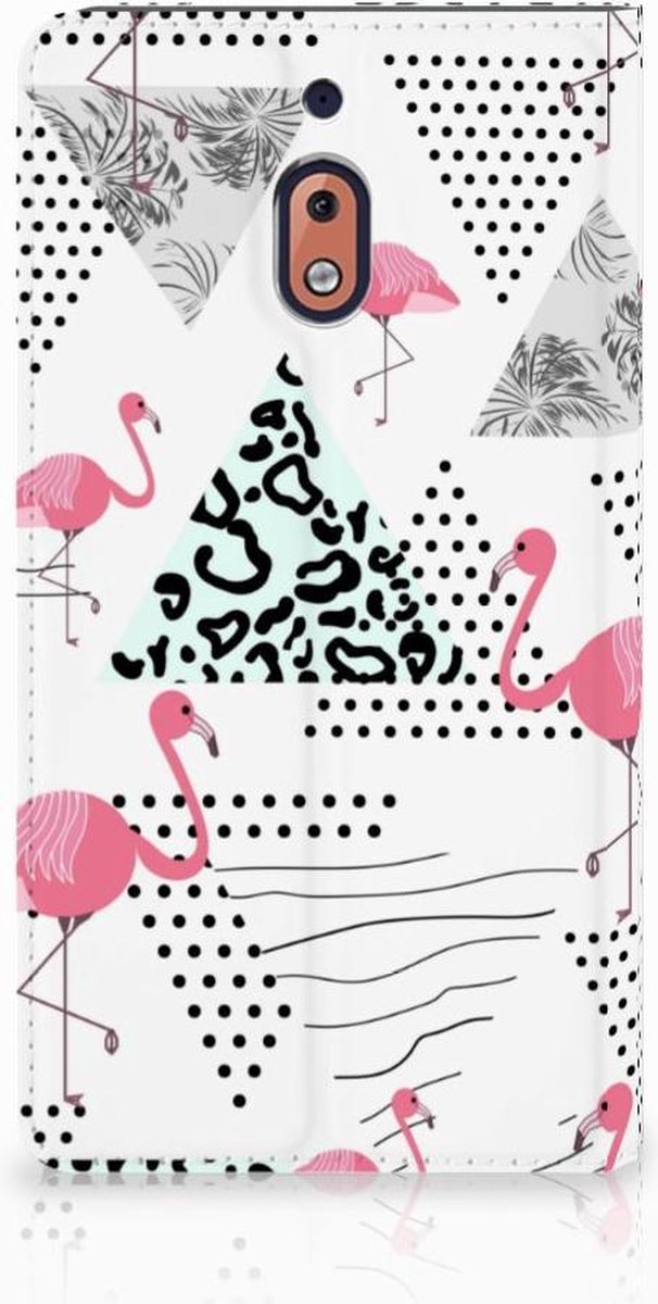 Nokia 2.1 2018 Hoesje maken Flamingo Triangle